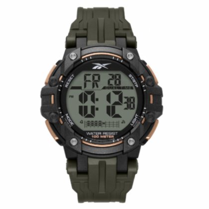 Reebok CROSS RV-CRO-G9-PBPG-WE | Military Green | Men Digital Watch | 48MM | 5ATM | 2Y Warranty